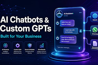 develop a custom ai chatbot and custom gpt for your business
