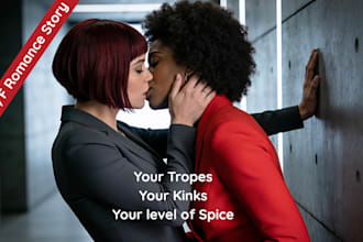 write a spicy sapphic romance story