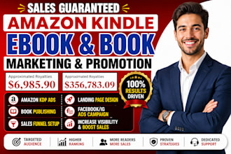 do organic book promotion, ebook marketing, amazon kdp promotion to boost sales