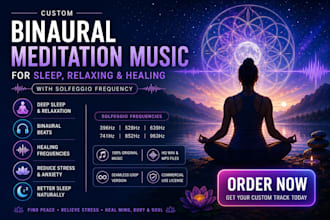 do binaural meditation music for sleep relaxing healing with solfeggio frequency