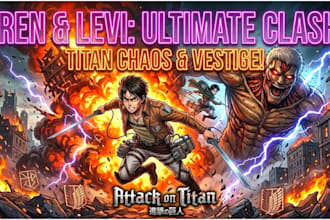 design epic and catchy anime youtube thumbnails