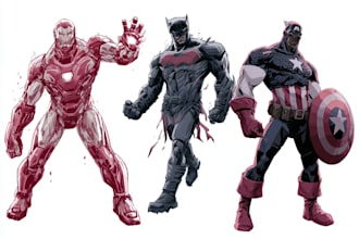 do a superhero comic