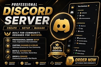 discord setup service by khan