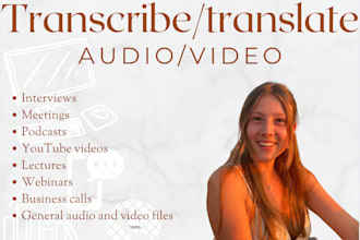 manually translate, transcribe, subtitle to dutch or english