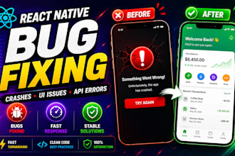 debug and fix your react native or expo app issues