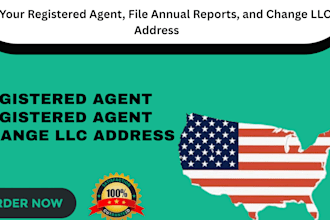 be your registered agent file annual reports change your llc address