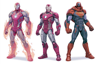 do a superhero comic