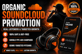 promote soundcloud music promotion to soundcloud real active listeners
