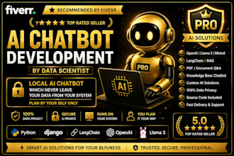 develop a secure private ai chatbot that runs on your own system