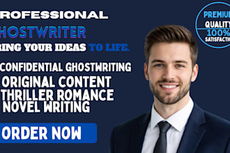 ghostwrite a thrilling romance novel with twists and tension