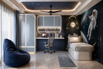 design modern bedroom, living room, and kids room interiors