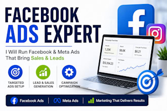 be your facebook ads manager and meta ads expert