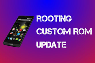 root or install a custom rom on your smartphone