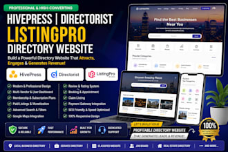 build hivepress website directorist brilliant directory website listingpro