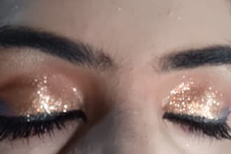 do professional eye makeup and bridal party makeup