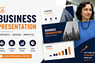 business presentation corporate slide company deck executive board meeting slide