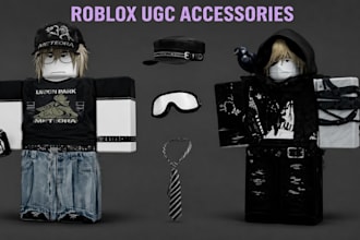 create unique roblox ugc items, accessories, and wearable assets