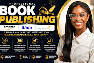 upload and publish your kindle and paperback book on amazon KDP