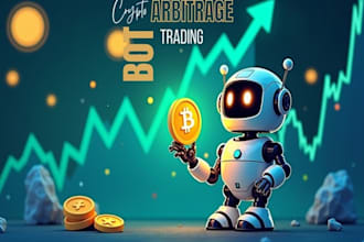 develop dex arbitrage bot, crypto arbitrage bot ,market maker bot