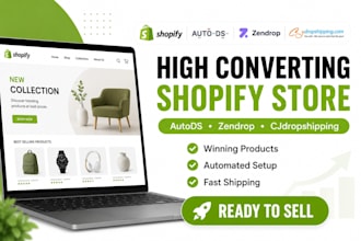 build a high converting shopify dropshipping store with autods zendrop and cjdro