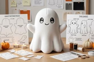 design custom halloween plush toys, and plush patterns