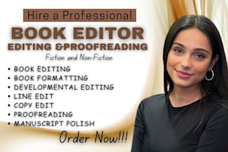 proofread developmental editor fiction novel christian book editing formatting