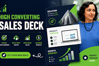 sales deck marketing presentation product pitch high converting b2b sales deck p
