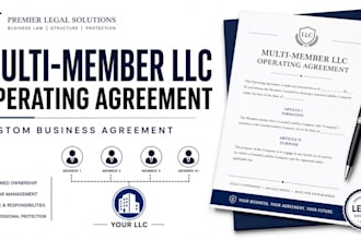 draft a multi member llc operating agreement for your business