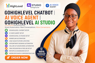 setup gohighlevel chatbot ghl ai voice agent ghl ai studio and ghl automation