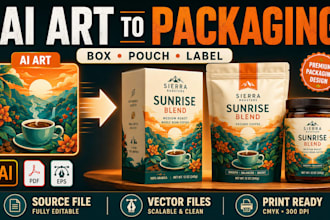 convert ai generated packaging design into print ready vector files