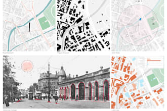 create architectural site analysis, mapping and masterplan
