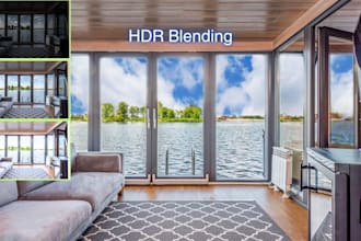 do real estate hdr photo editing and photo retouching