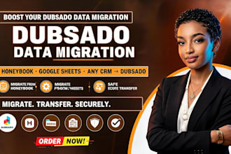 migrate your data to dubsado from honeybook sheets or any CRM safely