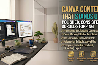design professional social media posts and templates