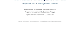 write user stories and create bpmn diagrams for your project