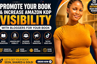 promote your book and increase amazon KDP visibility bloggers for your book