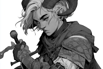 do character design for game, dnd, book or tabletop