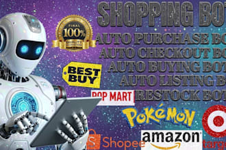 dev autopurchase bot,auto checkout bot, auto monitor bot,pokemon bot,