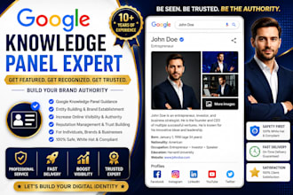 set up a verified google knowledgepanel for individual,brand or company