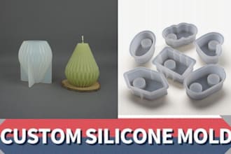 do plastic product molds for casting, resin, silicone, wax, soap and manufacture