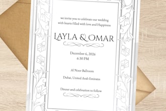 design elegant wedding invitation cards