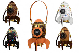 create bag tech pack, handbag, backpack, wallet, luggage design and detailed
