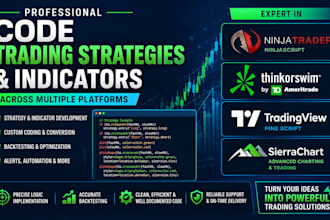 convert tradingview pinescript to sierra chart, ninjatrader, mt5, or ctrader