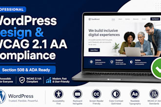 wcag compliance, wordpress website design section 508, wordpress installation