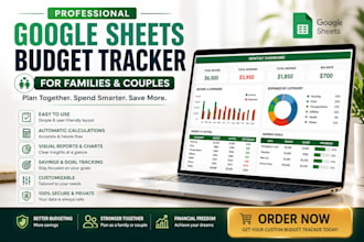 build google sheets budget planners for families and couples