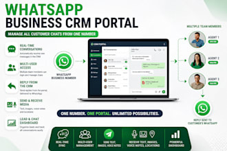 create a whatsapp multi lead CRM tool