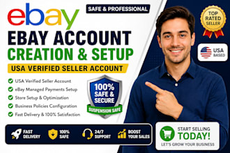 create ebay seller account ebay account creation ebay store setup