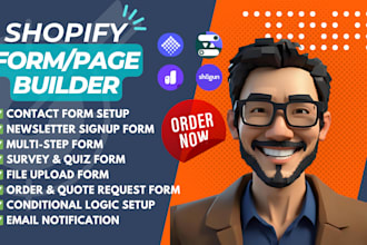 setup shopify form builder hulk shogun ecomposer pagefly pagetify qikify form