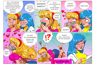 illustrate graphic novel comic book storyboard sfw manga page nsfw comic sfw art
