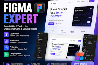 design modern figma ui ux for website